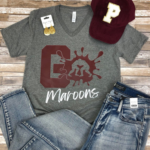 Wrestling Go Maroons - Blaser Bling 