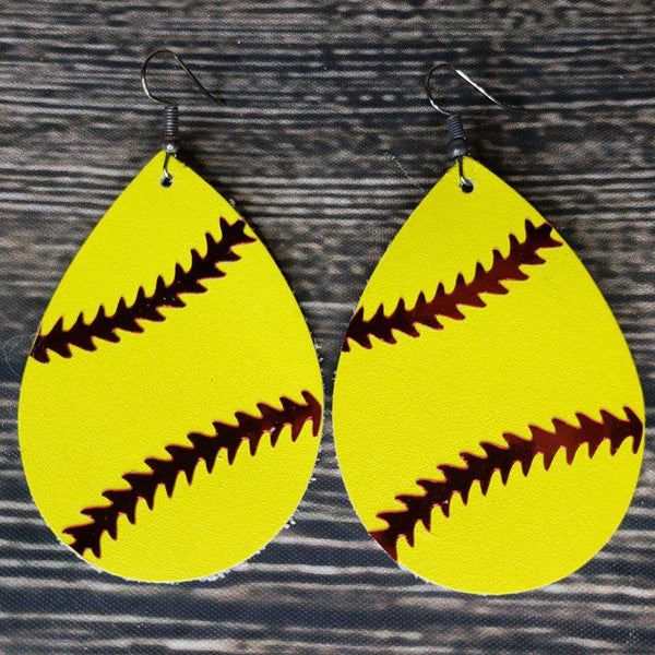 Softball Earrings - Blaser Bling 