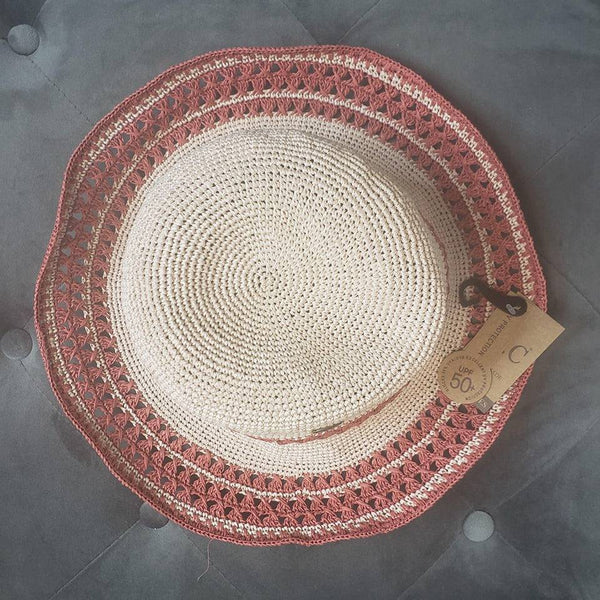 Multi Stripe Cloche Hat - Blaser Bling 