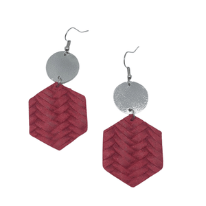 Hexagon Earrings - Blaser Bling 
